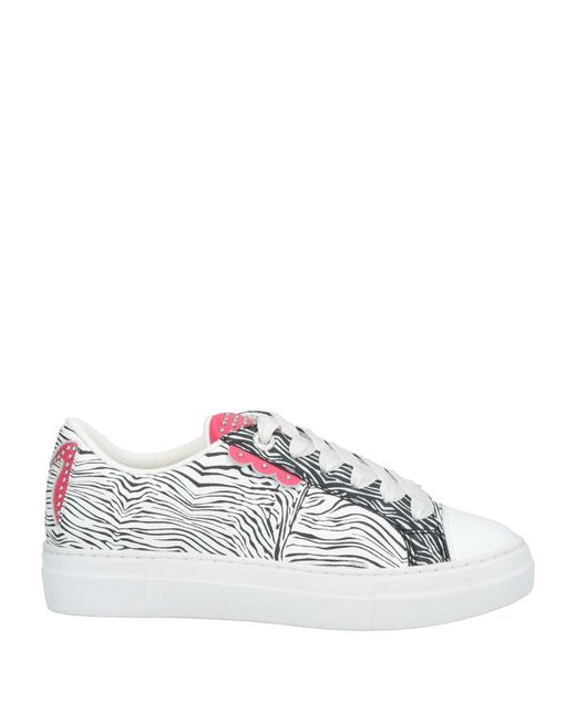 Manila Grace White Sneakers Leather
