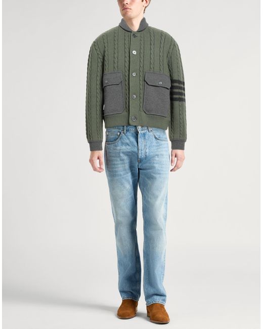 Thom Browne Green Cardigan for men