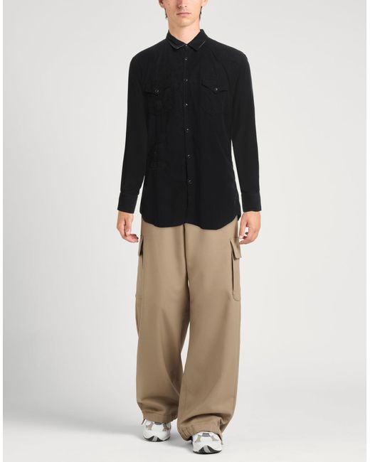 Camicia di Aglini in Black da Uomo