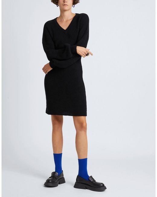8 by YOOX Black Mini Dress
