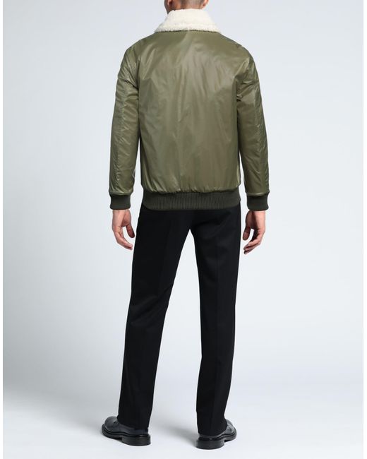 Daniele Alessandrini Green Military Jacket Polyamide, Polyester, Acrylic, Wool for men