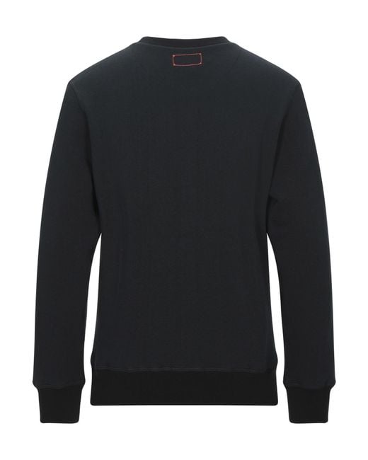 McQueen Blue Sweatshirt Cotton, Polyamide, Viscose for men
