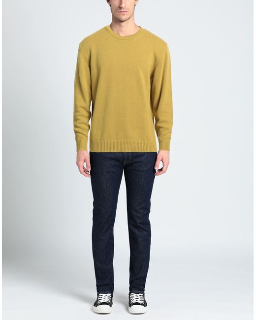 Roberto Collina Yellow Sweater for men