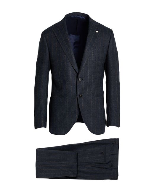 Luigi Bianchi Blue Suits for men
