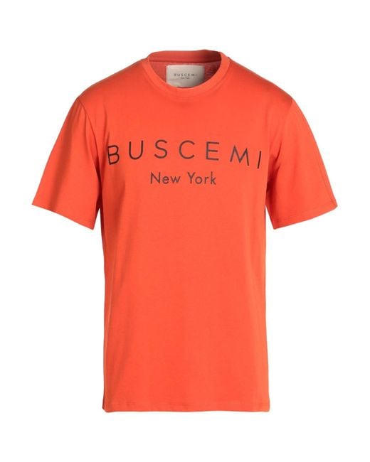 T-shirt Buscemi pour homme en coloris Orange