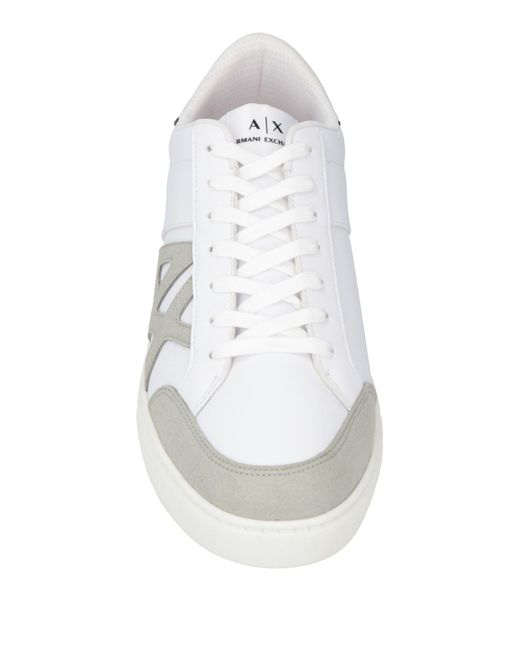 ARMANI EXCHANGE White Trainers for men
