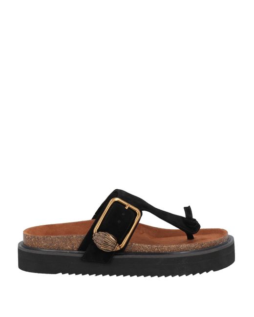 Kurt Geiger Black Thong Sandal