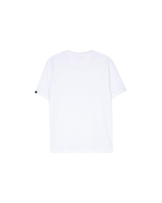 T-shirt Fay pour homme en coloris White