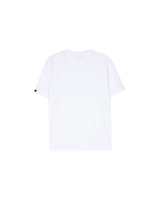 T-shirt di Fay in White da Uomo