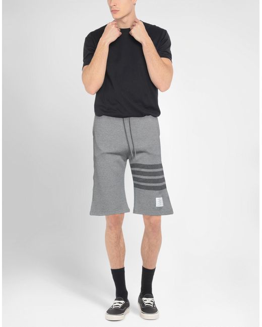 Thom Browne Gray Shorts & Bermuda Shorts for men
