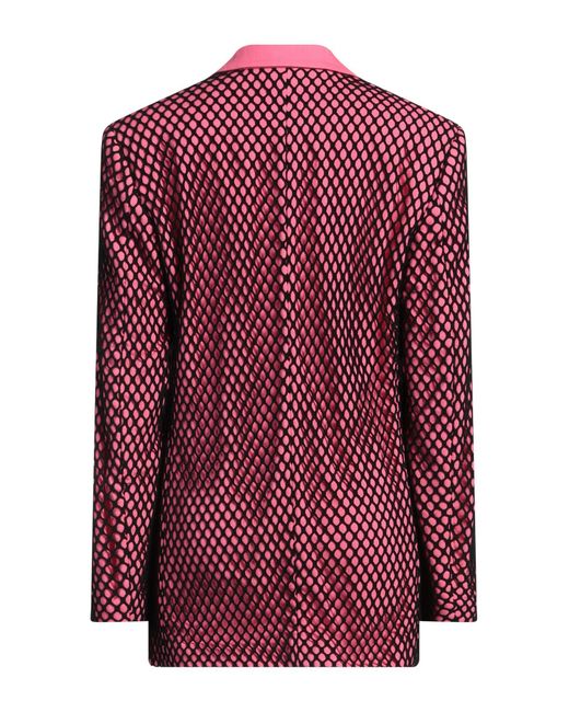 MSGM Pink Blazer Viscose, Polyester, Elastane