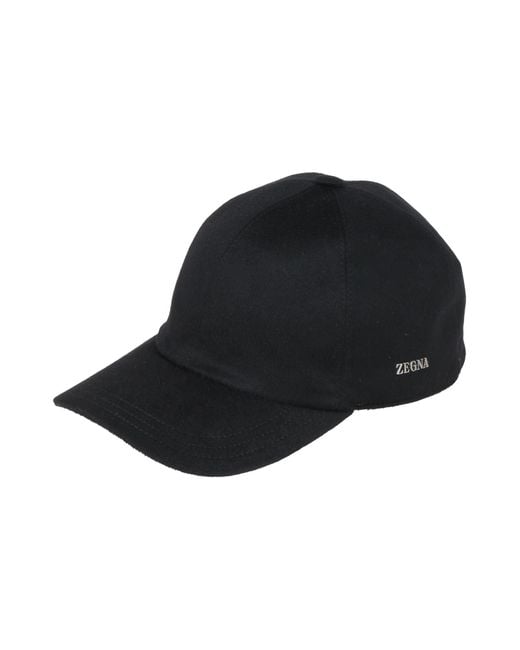 Sombrero Zegna de hombre de color Black