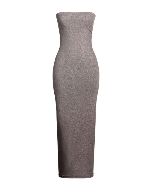 Wolford Gray Maxi Dress Polyamide, Polyester, Elastane