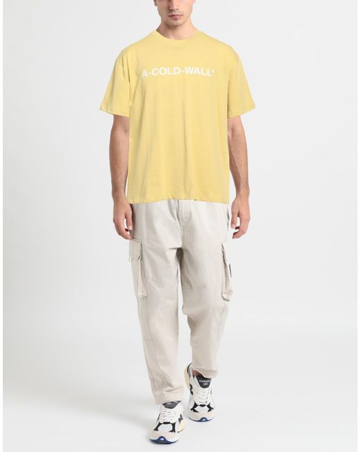 A_COLD_WALL* Yellow T-shirt for men