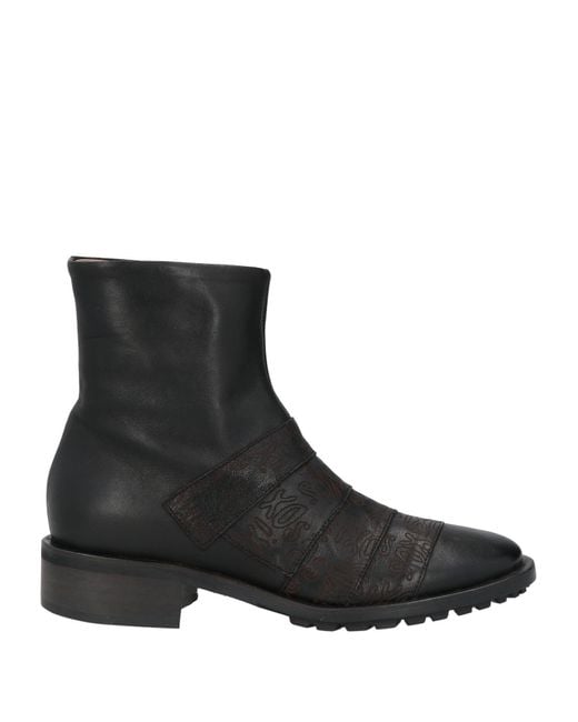 Ixos Black Ankle Boots