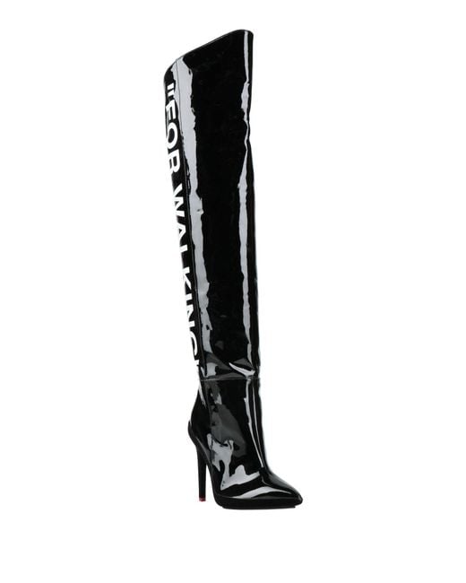 Off-White c/o Virgil Abloh Black Boot Soft Leather