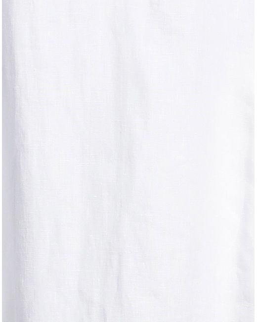 Eleventy White Midi-Kleid
