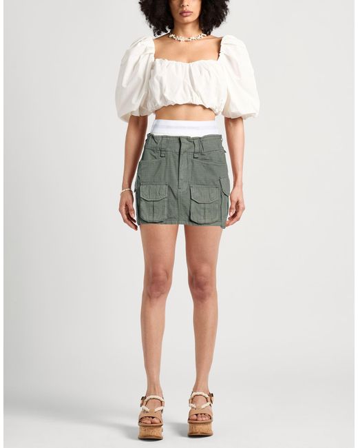 Alexander Wang Green Mini Skirts