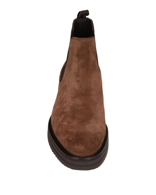 Doucal's Brown Ankle Boots for men