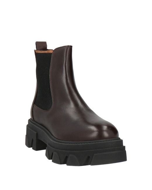 Alohas Black Ankle Boots Leather