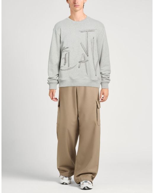 Just Cavalli Gray Sweatshirt Cotton for men