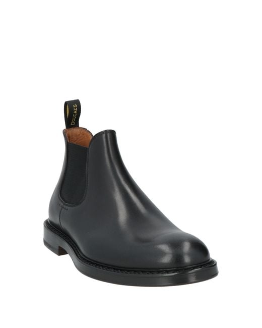 Doucal's Black Ankle Boots for men