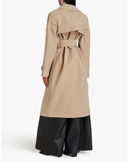 J.W. Anderson Natural Belted Cotton-blend Faille Trench Coat