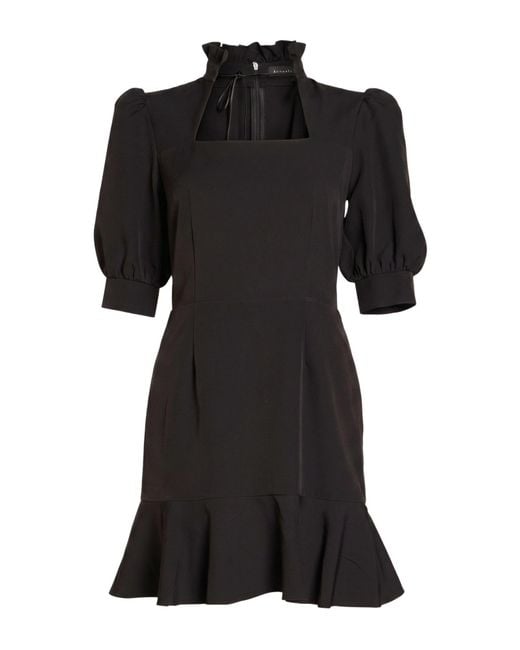 ACTUALEE Black Mini Dress