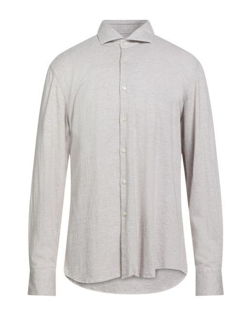 Xacus White Light Shirt Cotton, Cashmere for men