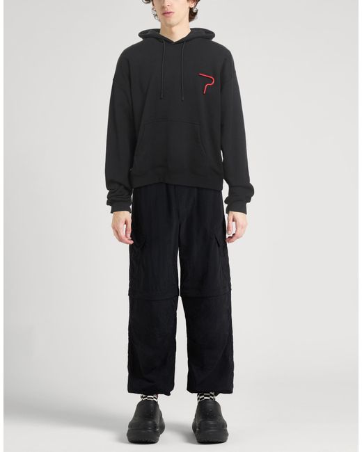 MSGM Black Sweatshirt Cotton for men