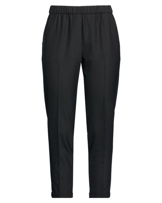 Antonelli Black Pants Polyester, Virgin Wool, Elastane