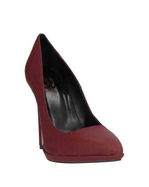 Divine Follie Purple Brick Pumps Synthetic Material