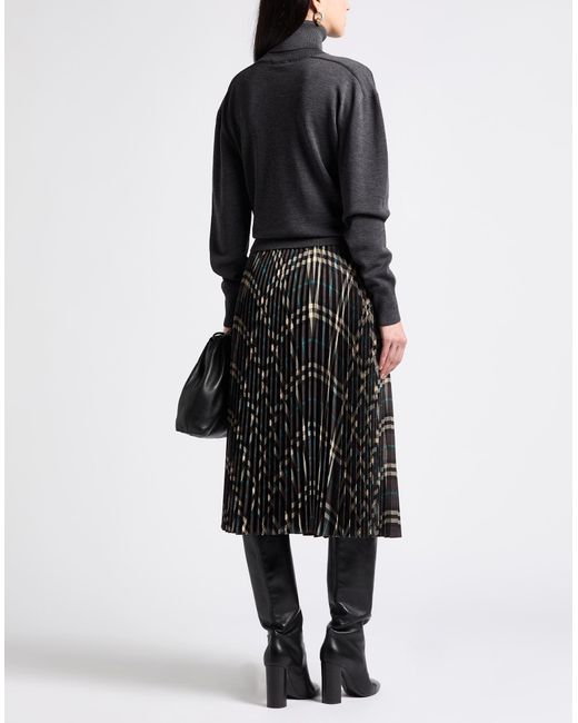 Burberry Gray Turtleneck Wool
