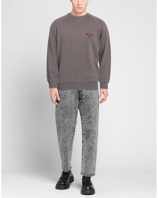 In The Box Gray Sweatshirt Cotton for men