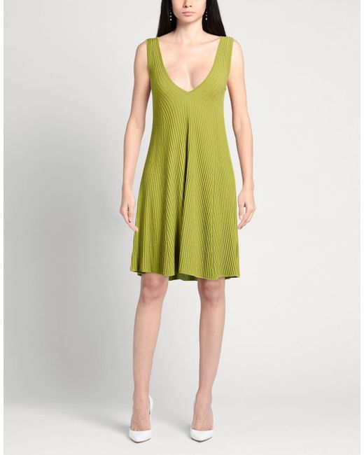 Roberto Collina Green Mini Dresses