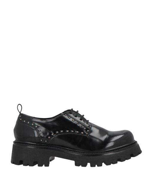 Ovyè Black Schnürschuh