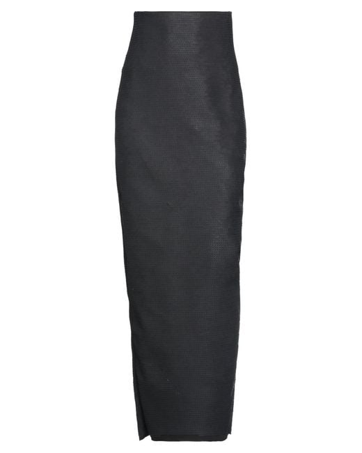 Rick Owens Gray Maxi Skirt