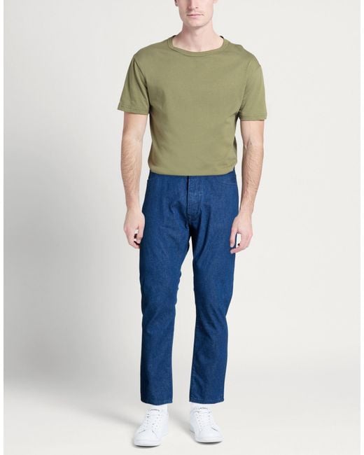 Tela Genova Blue Jeans Cotton, Recycled Cotton for men