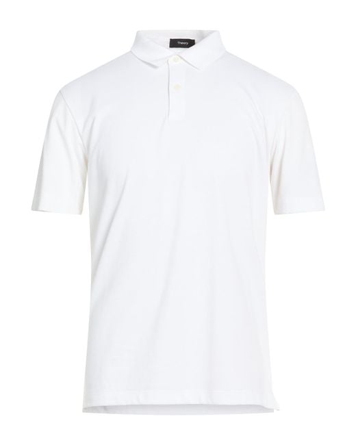 Theory White Polo Shirts for men
