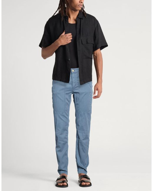 Jeckerson Blue Trouser for men