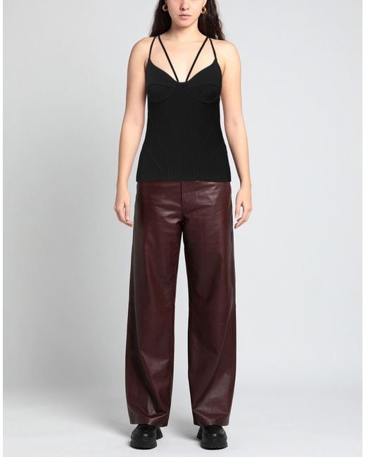 Top McQueen de color Black