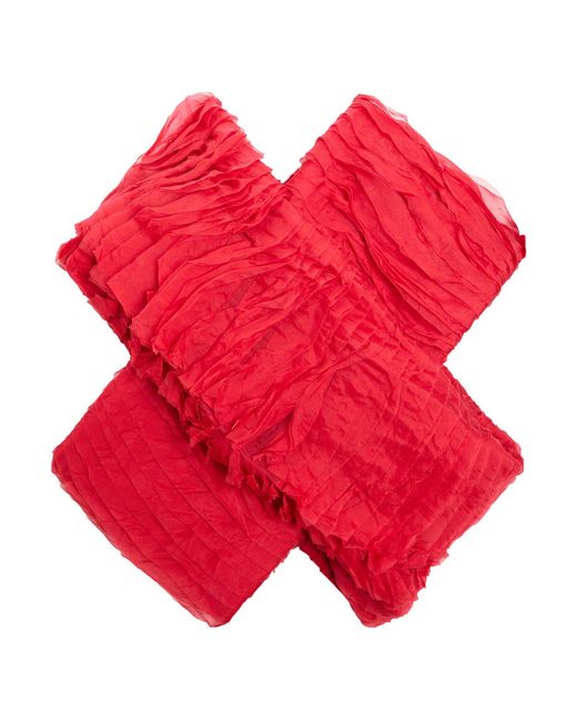 Rick Owens Red Cape