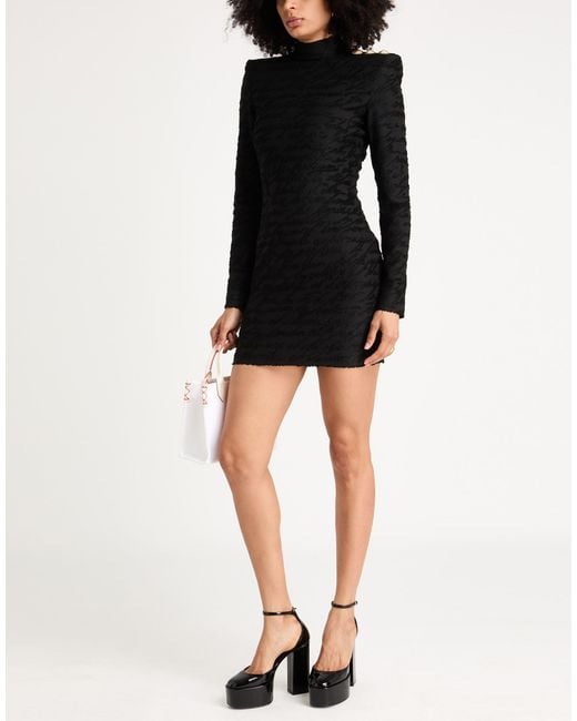 Balmain Black Mini Dress
