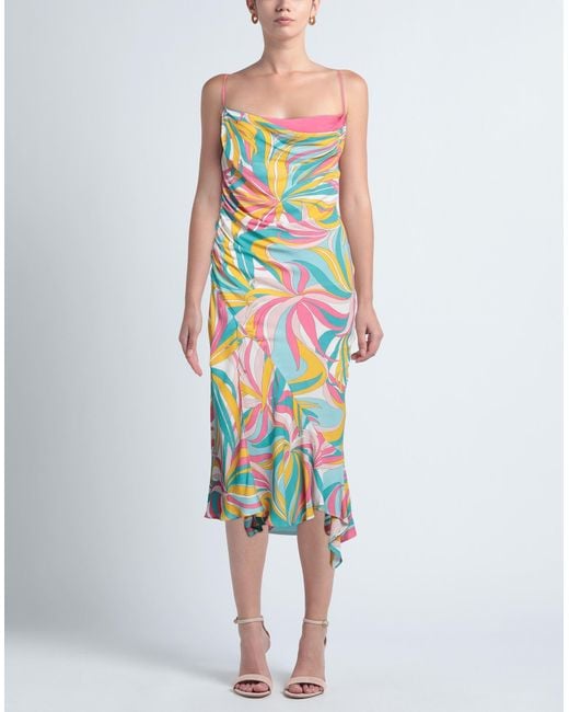 Pinko White Midi Dress