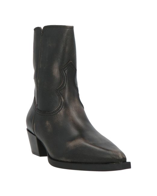 Copenhagen Shoes Black Ankle Boots