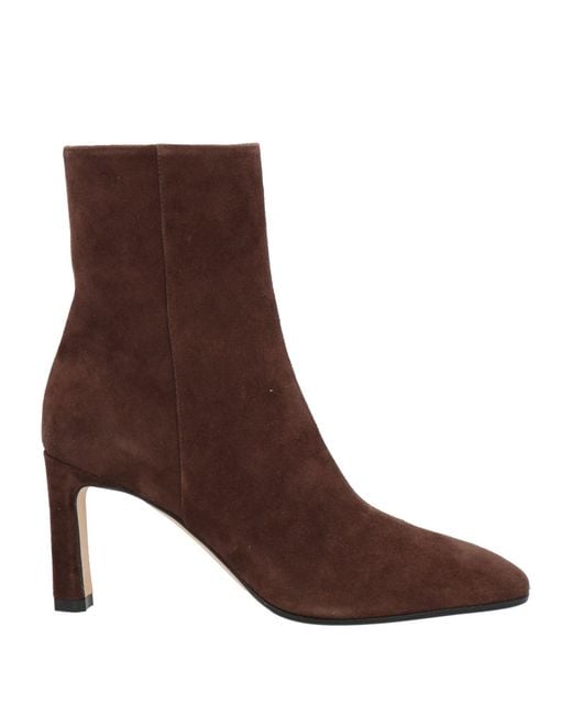 Sergio Rossi Brown Ankle Boots Leather