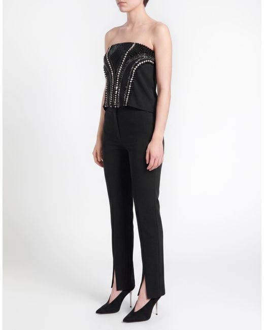 Patrizia Pepe Black Mini Skirt Polyamide