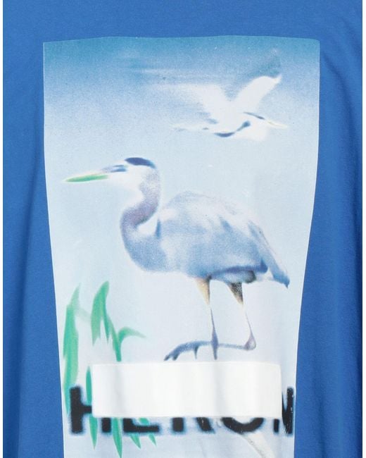 Heron Preston T-shirts in Blue für Herren