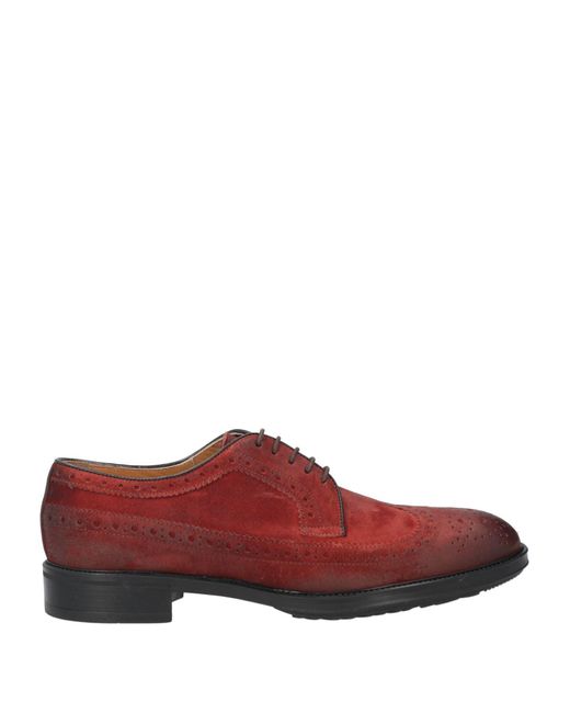Doucal's Red Lace-up Shoes for men