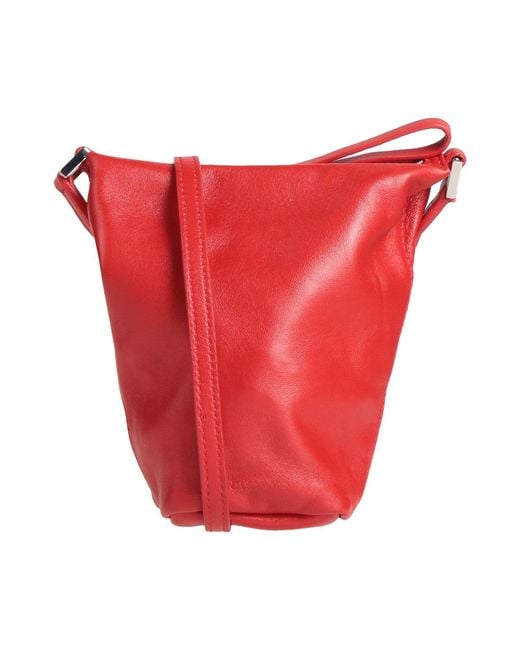 Jil Sander Red Cross-Body Bags
